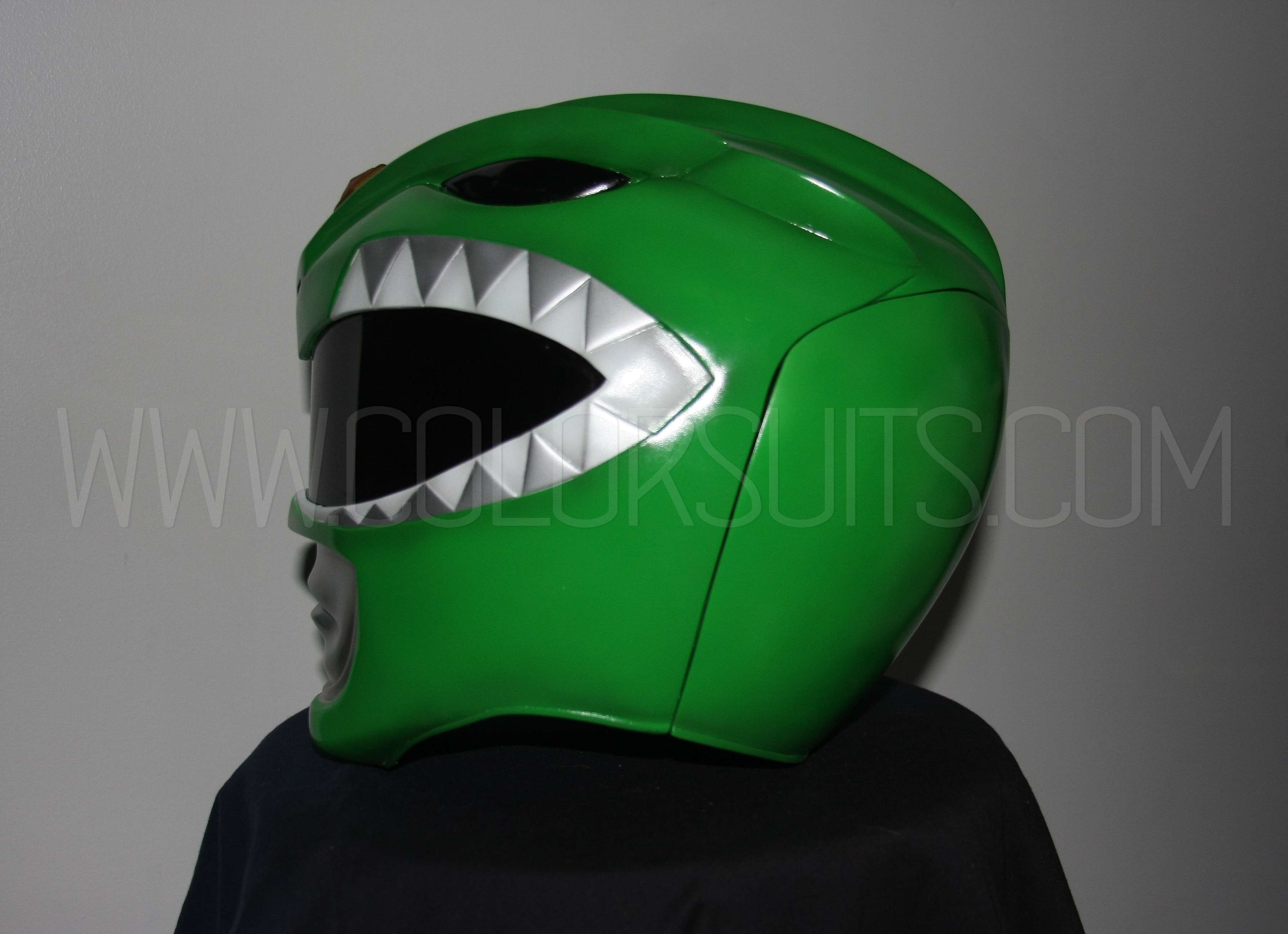 Mighty Morphin Power Rangers Green Power Ranger Helmet Costume