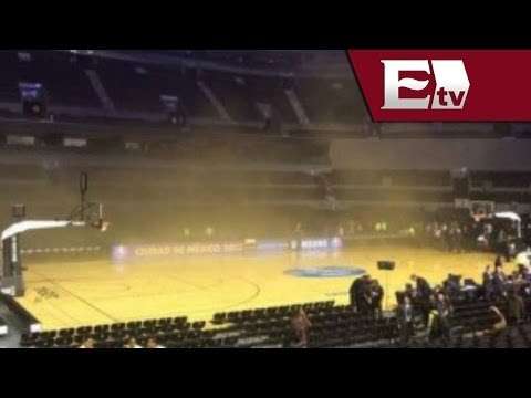 Suspenden partido de la NBA en Mexico por incendio